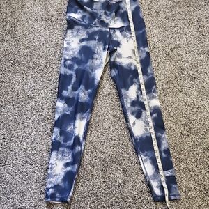 Old Navy Active Blue and White Leggings